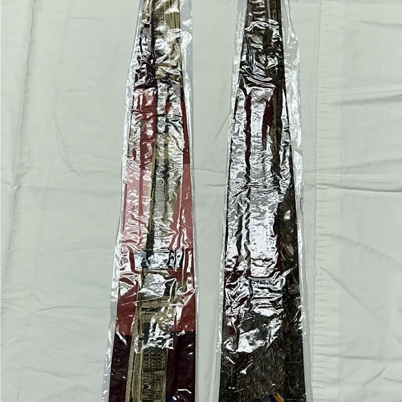 2-New 1980’s Vintage Claude Montana Italian Print 100% Silk Ties Made in Italy - Picture 2 of 7